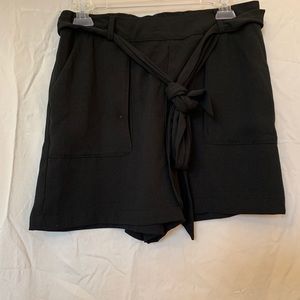 A New Day Black Tie Shorts